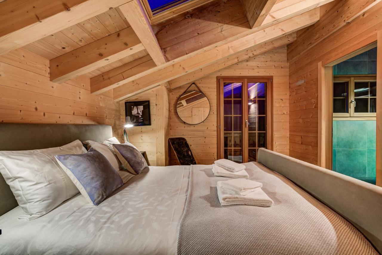 Chalet Le Chapeau La Tzoumaz Esterno foto