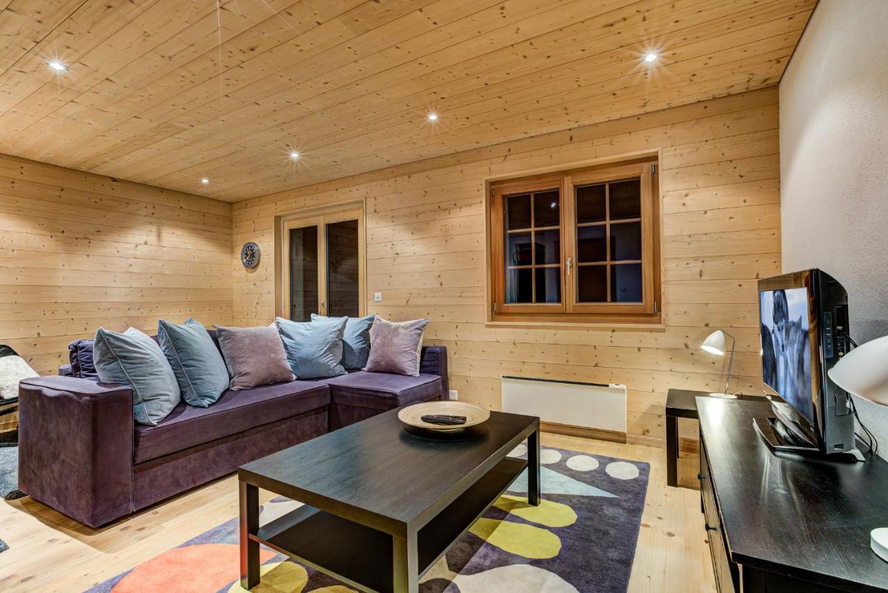 Chalet Le Chapeau La Tzoumaz Esterno foto